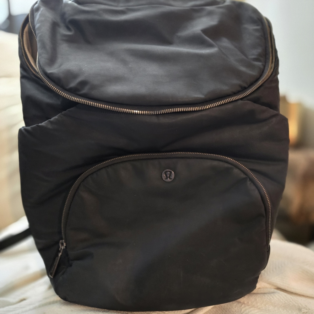 Lululemon Athletica Black Backpack